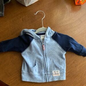 Baby blue Carters newborn jacket